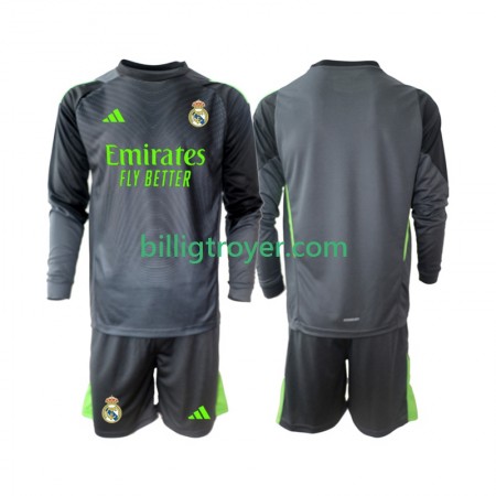 Billige Fotballdrakter Real Madrid Keeper Barn Tredjedraktsett 2025/26 Langermet